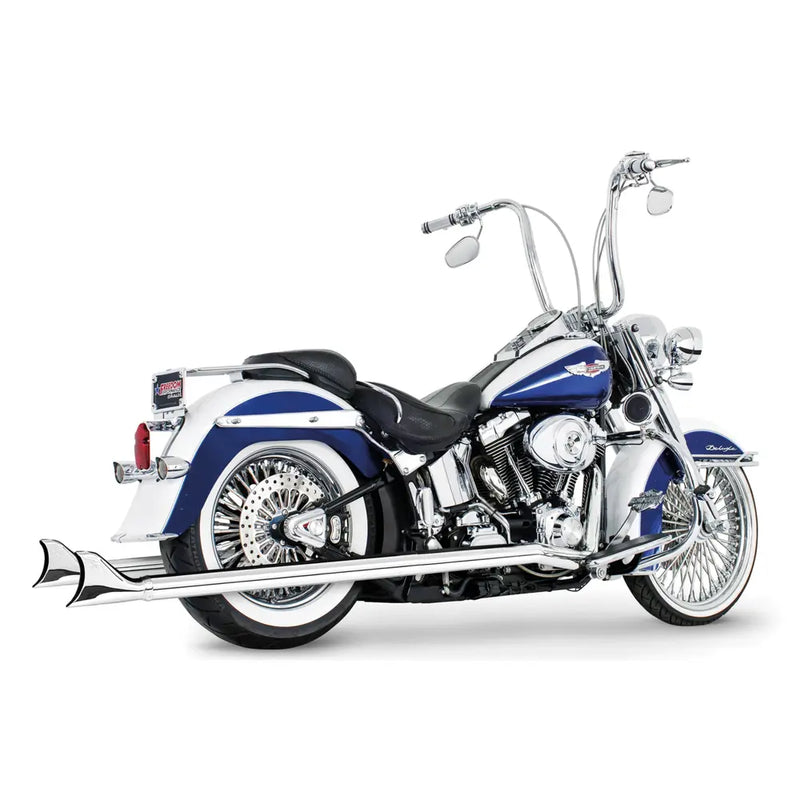 Freedom Performance Sharktail True Duals Avgassystem till Harley