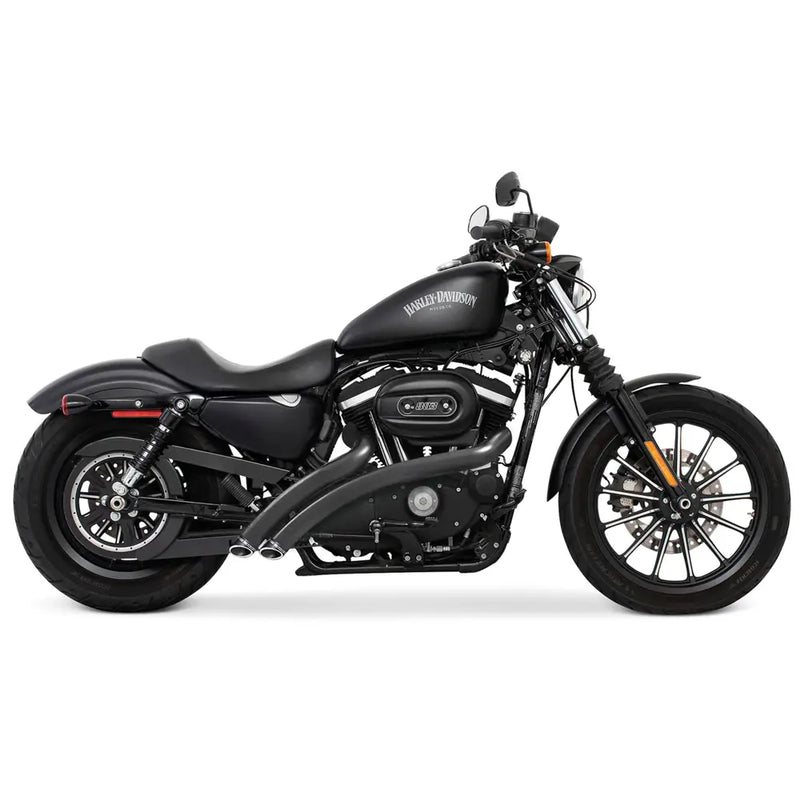 Freedom Performance Radical Radius Slash Cut Avgassystem till Harley