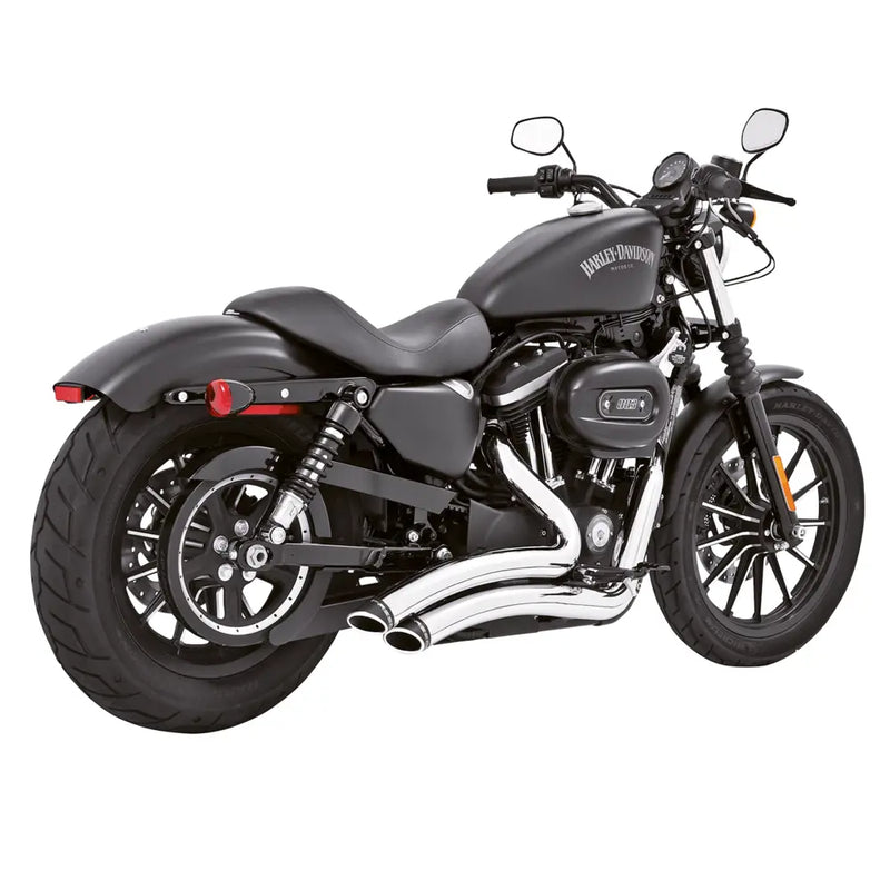 Freedom Performance Sharp Curve Radius Slash Cut Avgassystem till Harley