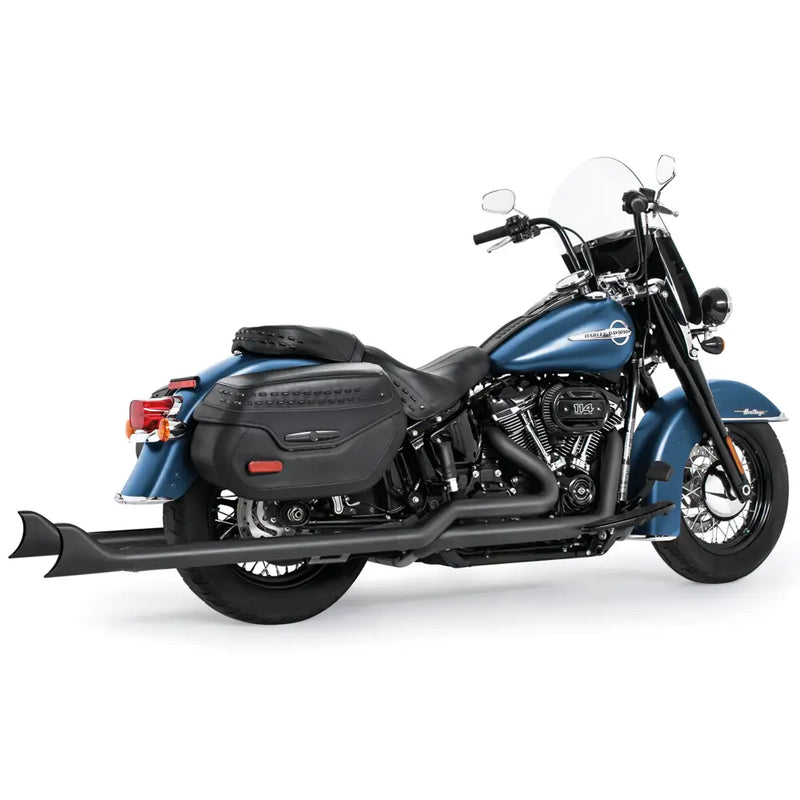 Freedom Performance Sharktail True Duals Avgassystem till Harley