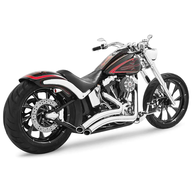 Freedom Performance Sharp Curve Radius Slash Cut Avgassystem till Harley