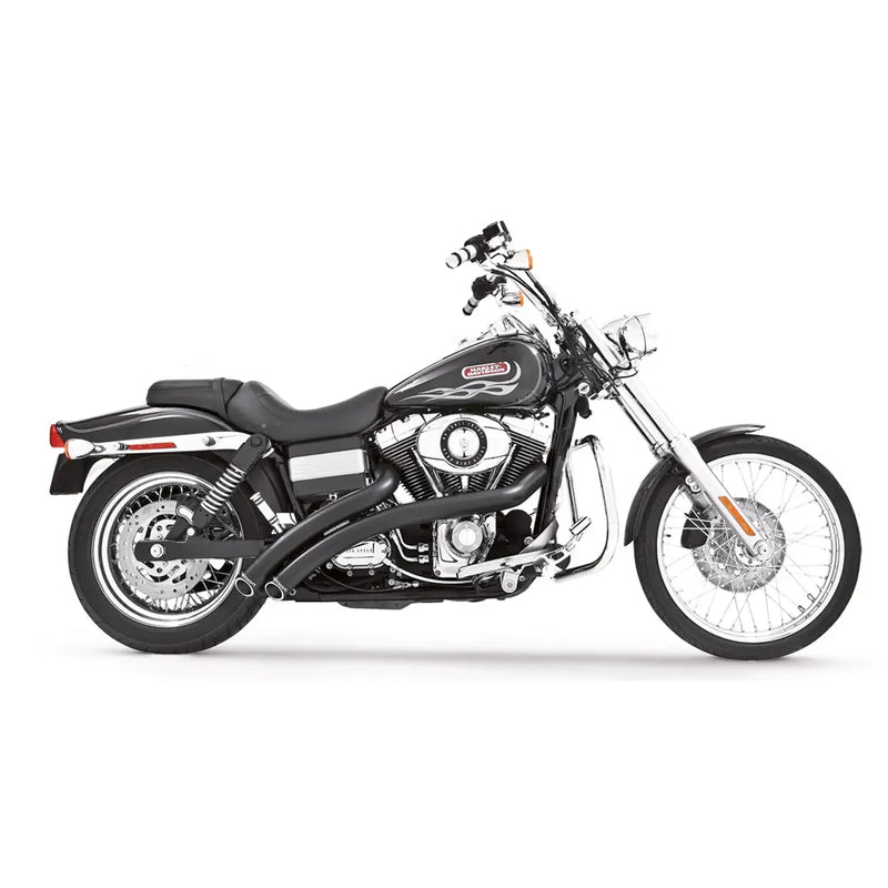 Freedom Performance Radical Radius Slash Cut Avgassystem till Harley