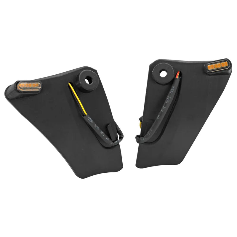Dominator ST Wind Deflector LED Blinkers till Harley