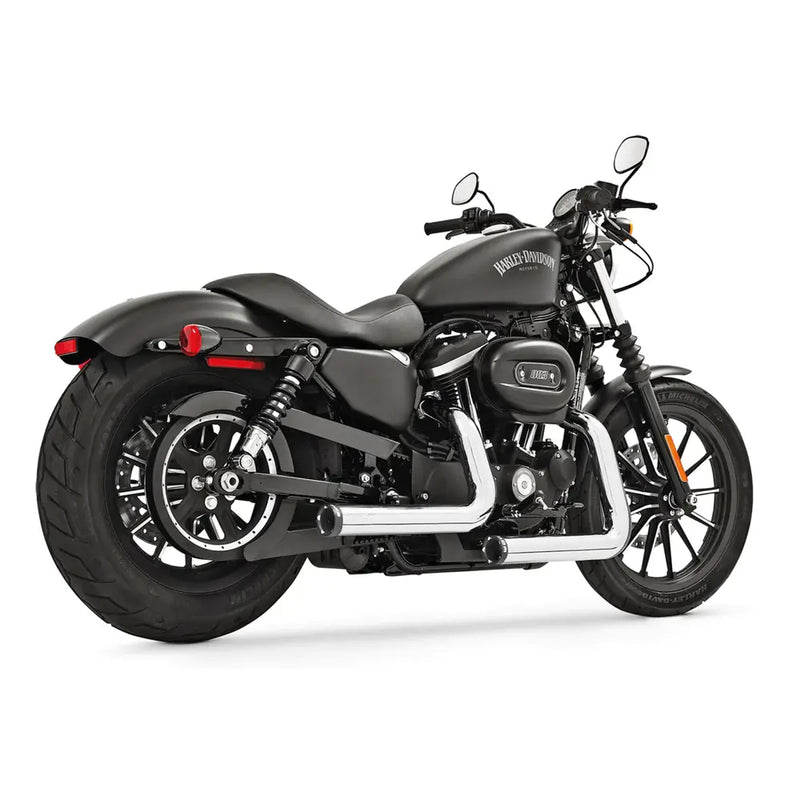 Freedom Performance Staggered Duals Avgassystem till Harley