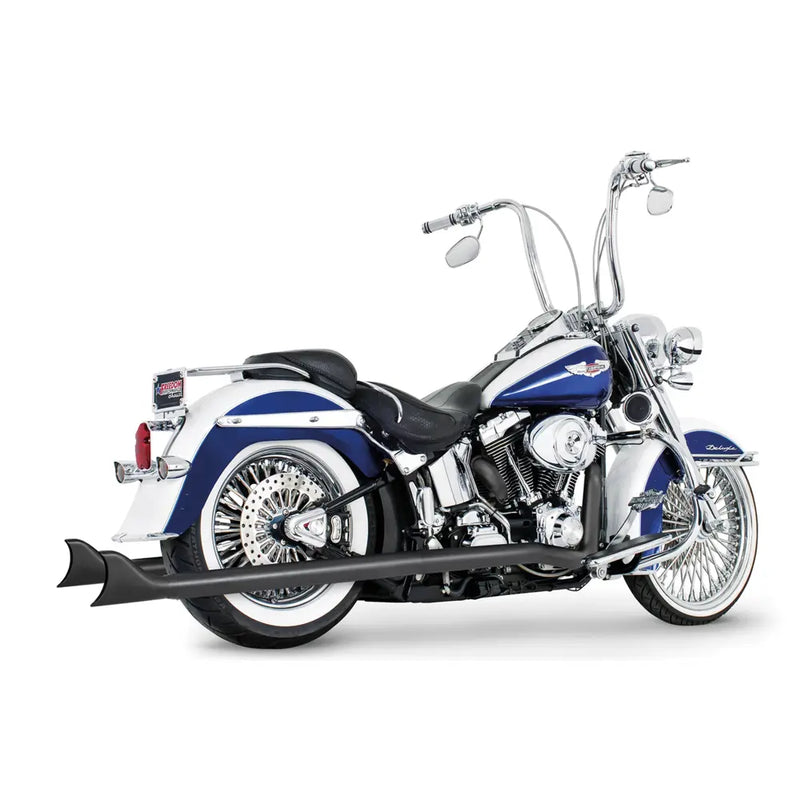 Freedom Performance Sharktail True Duals Avgassystem till Harley