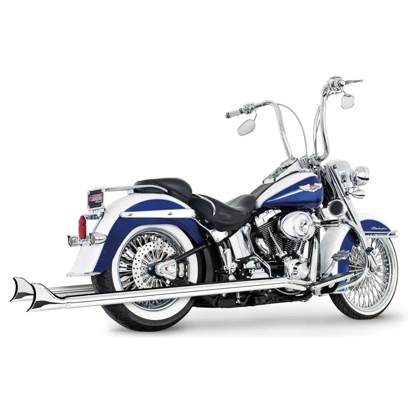 Freedom Performance Sharktail True Duals Avgassystem till Harley