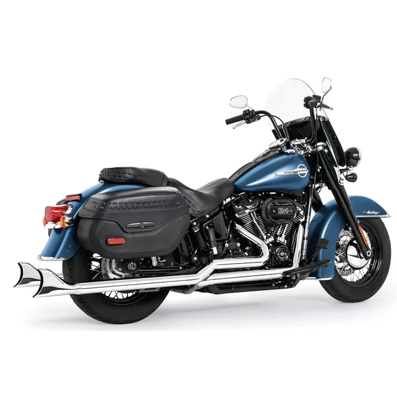 Freedom Performance Sharktail True Duals Avgassystem till Harley