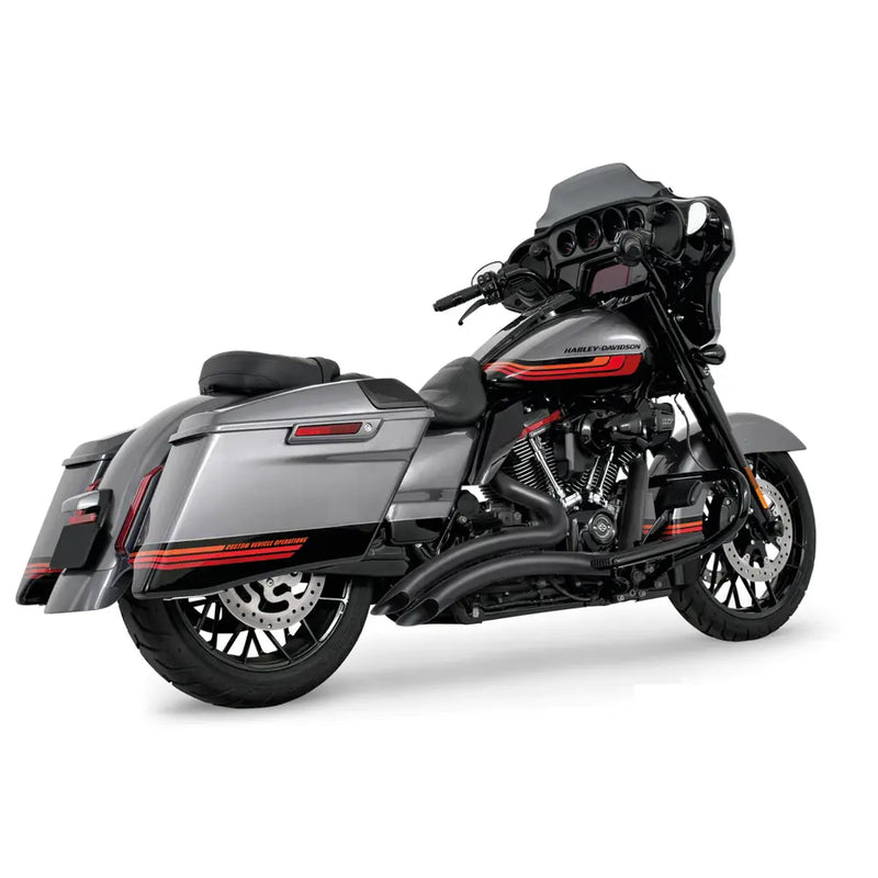 Freedom Performance Sharp Curve Radius Scallop Avgassystem till Harley