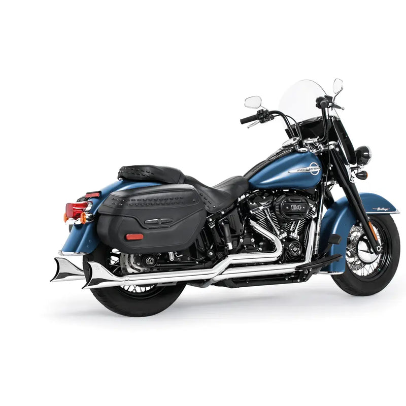 Freedom Performance Sharktail True Duals Avgassystem till Harley