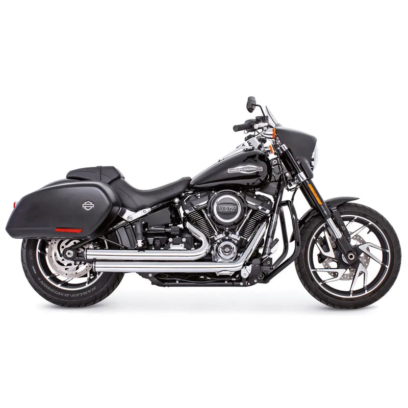 Freedom Performance Staggered Duals Avgassystem till Harley