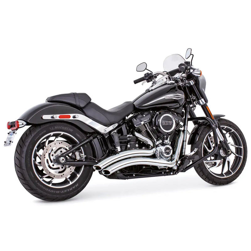 Freedom Performance Sharp Curve Radius Slash Cut Avgassystem till Harley