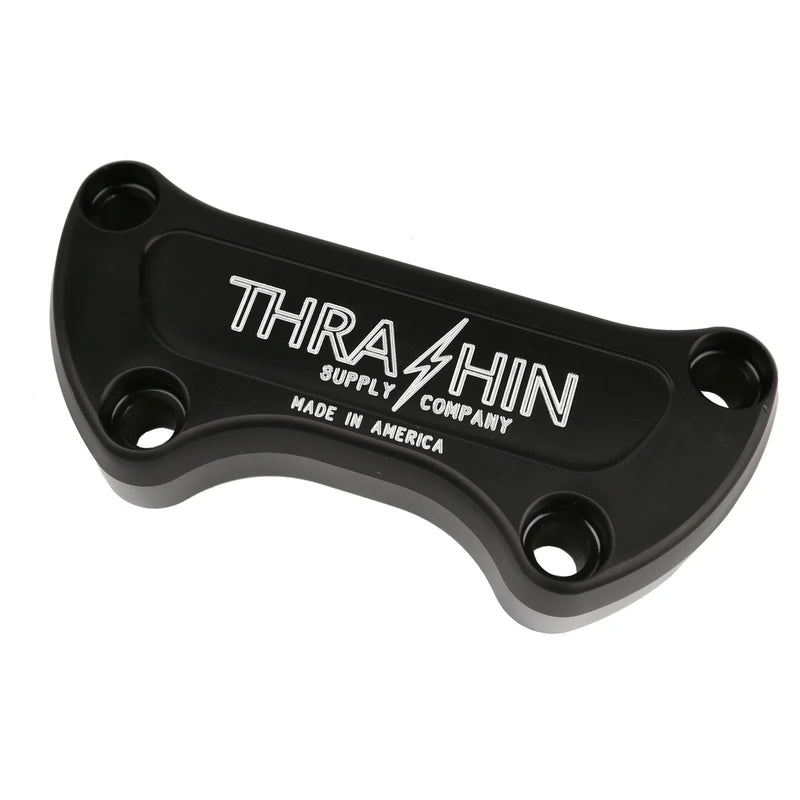 Thrashin Supply One Piece Riser Top Clamp for Harley Contrast Cut