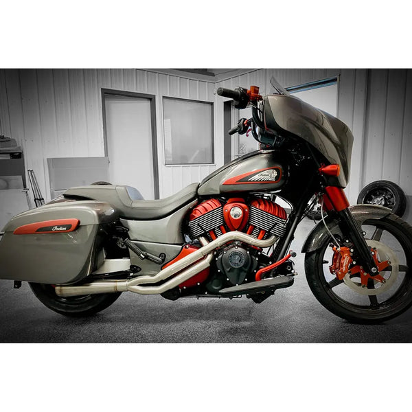 Trask Assault 2-into-1 Exhaust System for Indian 14-22 Chieftain / Roadmaster  - Customhoj