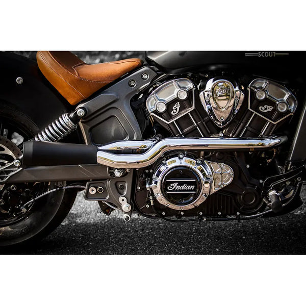 Trask Hot Rod 2-into-1 Exhaust System for Indian 15-24 Indian Scout  - Customhoj