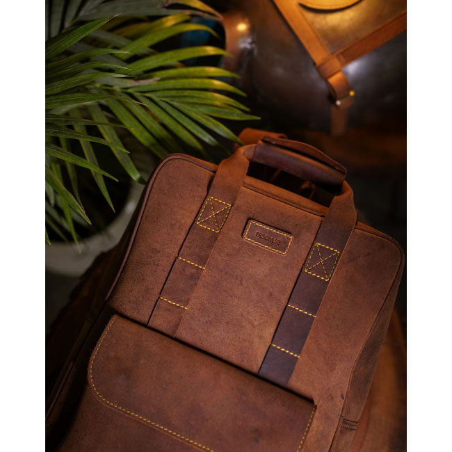 Trip Machine Eastwood Motorcycle Saddlebag / Backpack  - Customhoj