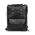 Trip Machine Eastwood Motorcycle Saddlebag / Backpack Black  - Customhoj