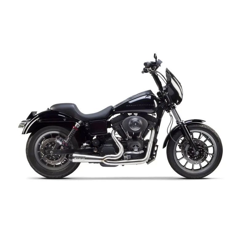 Two Brothers Racing Comp-S 2-into-1 Exhaust for Harley 06-17 Dyna / Stainless steel  - Customhoj