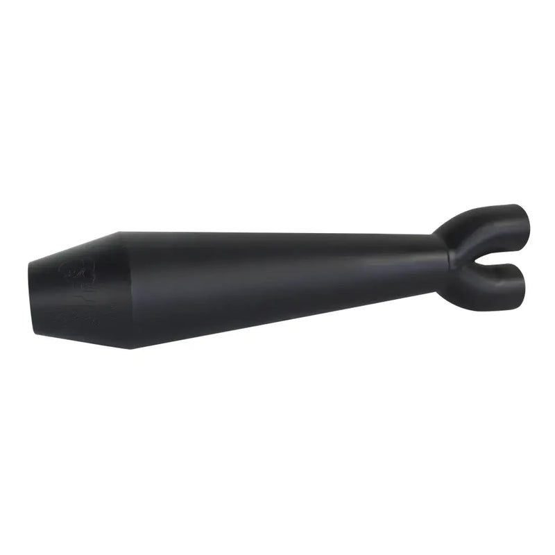 Two Brothers Racing Gen II Megaphone 2-into-1 Exhaust for Indian 2025 Scout / Black  - Customhoj