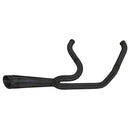 Two Brothers Racing Shorty Turnout 2-into-1 Exhaust for Harley 18-25 Softail Sport Glide / Low Rider ST / Heritage / Black  - Customhoj