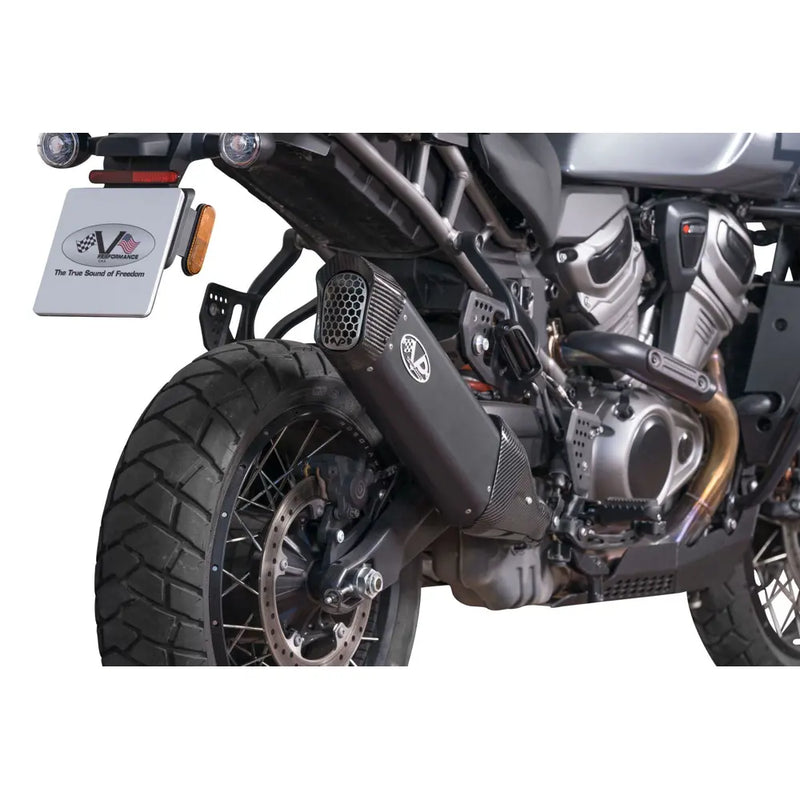 V-Performance Tourance EC-approved Slip-On Muffler for Harley 21-24 Pan America RA1250 / RA1250S (Euro 5 approved)