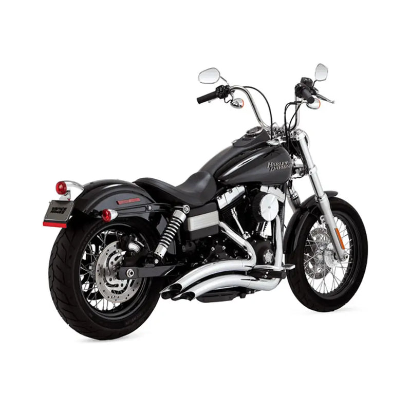 Vance & Hines Big Radius Exhaust for Harley 06-17 Dyna (excl. FLD) / Chrome  - Customhoj