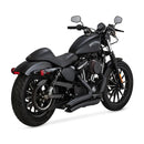 Vance & Hines Big Radius Exhaust for Harley 14-22 XL Sportster / Black  - Customhoj