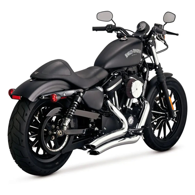 Vance & Hines Big Radius Exhaust for Harley 14-22 XL Sportster / Chrome  - Customhoj