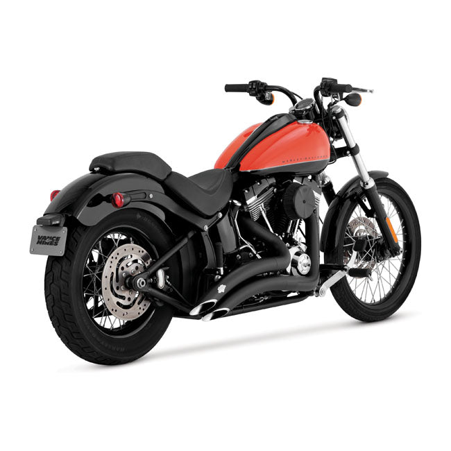Vance & Hines Big Radius Exhaust for Harley 86-17 Softail (excl. Breakout / Rocker) / Black  - Customhoj