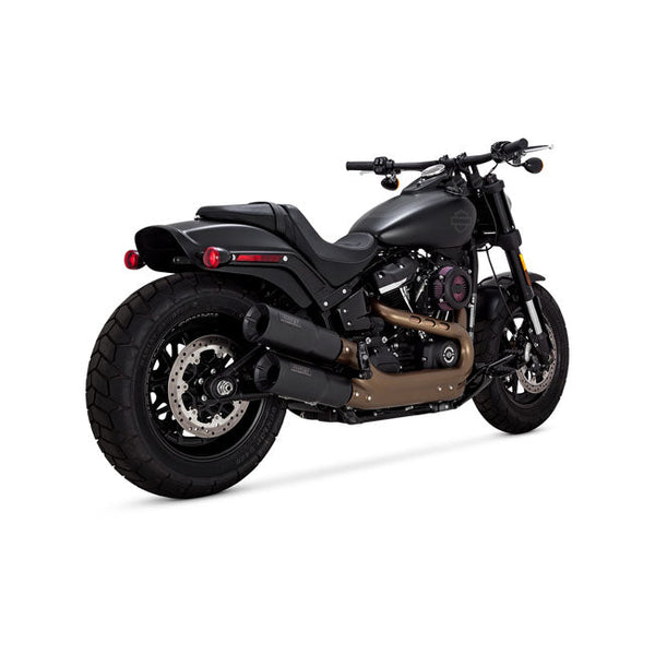 Vance & Hines Hi-Output Fat Bob Slip-On Mufflers for Harley 18-24 Softail Fat Bob FXFB / S (read note)