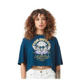 Von Dutch Crop Top Ladies T-Shirt Blue / S