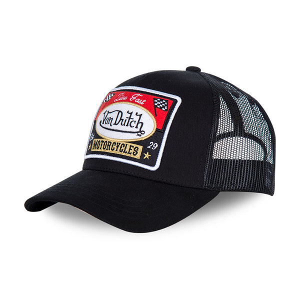 Von Dutch Live Fast Cap Black  - Customhoj
