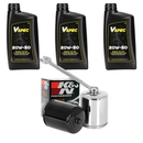 Vspec Service Kit Motor Oil & Filter for Harley 1984-2022 Sportster / Chrome