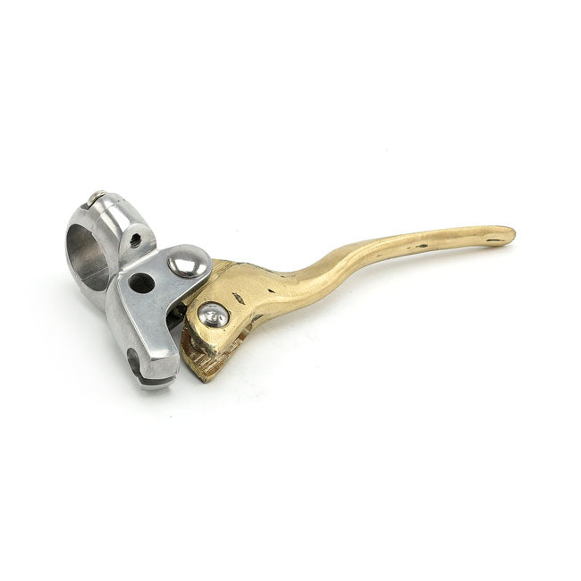 Wannabe Choppers Old School Clutch Lever Assembly Alu / Brass