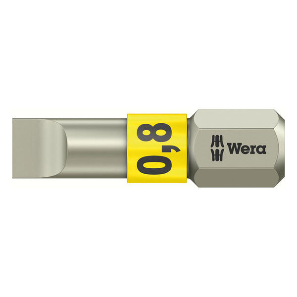 Wera Bits 0.8x5.5mm Wera 1/4" Torsion Bit for Slotted Stainless Screws Customhoj