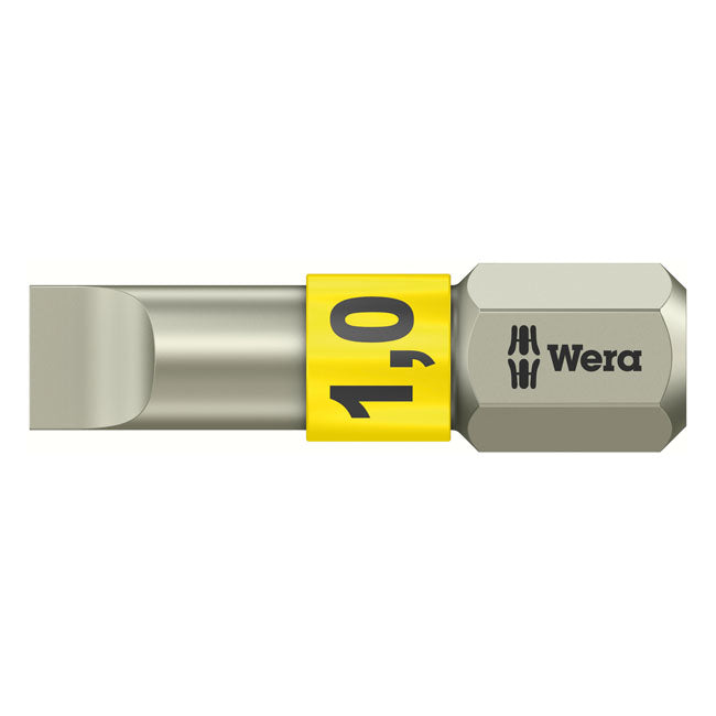 Wera Bits 1x5.5mm Wera 1/4" Torsion Bit for Slotted Stainless Screws Customhoj
