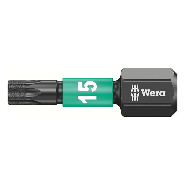 Wera Bits TX15 Wera 1/4" Bit for Torx Screws Impaktor Customhoj