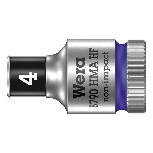 Wera Sockets 4mm Wera Zyklop 1/4" Socket with Holding Function Metric Sizes Customhoj