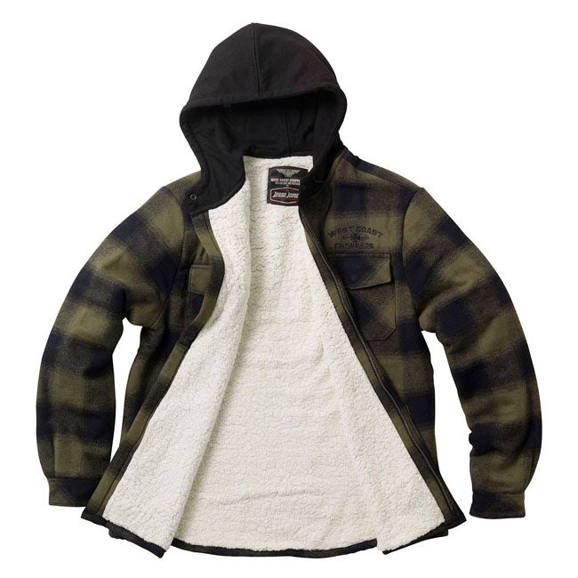 West Coast Choppers Hell Bent Flannel Jacket  - Customhoj