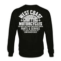 West Coast Choppers Parts Sweatshirt Black / S  - Customhoj