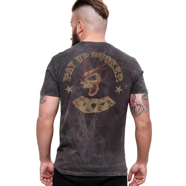 West Coast Choppers Pay Up Sucker T-Shirt Vintage Black / S  - Customhoj