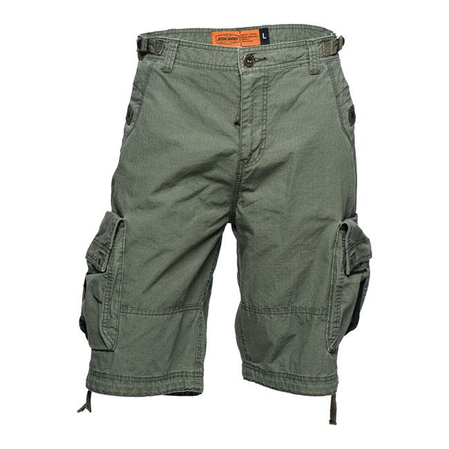 West Coast Choppers Shorts Olive Green / S West Coast Choppers Caine Ripstop Cargo Shorts Customhoj
