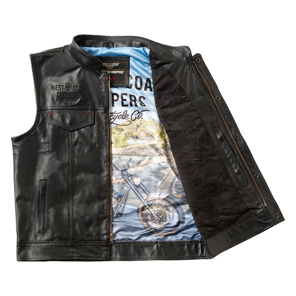 West Coast Choppers x 13 1/2 Dominator Leather MC-Väst