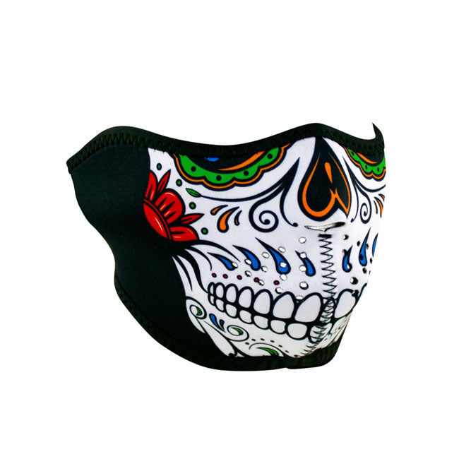 Zanheadgear Half Mask Neoprene Muerte Skull