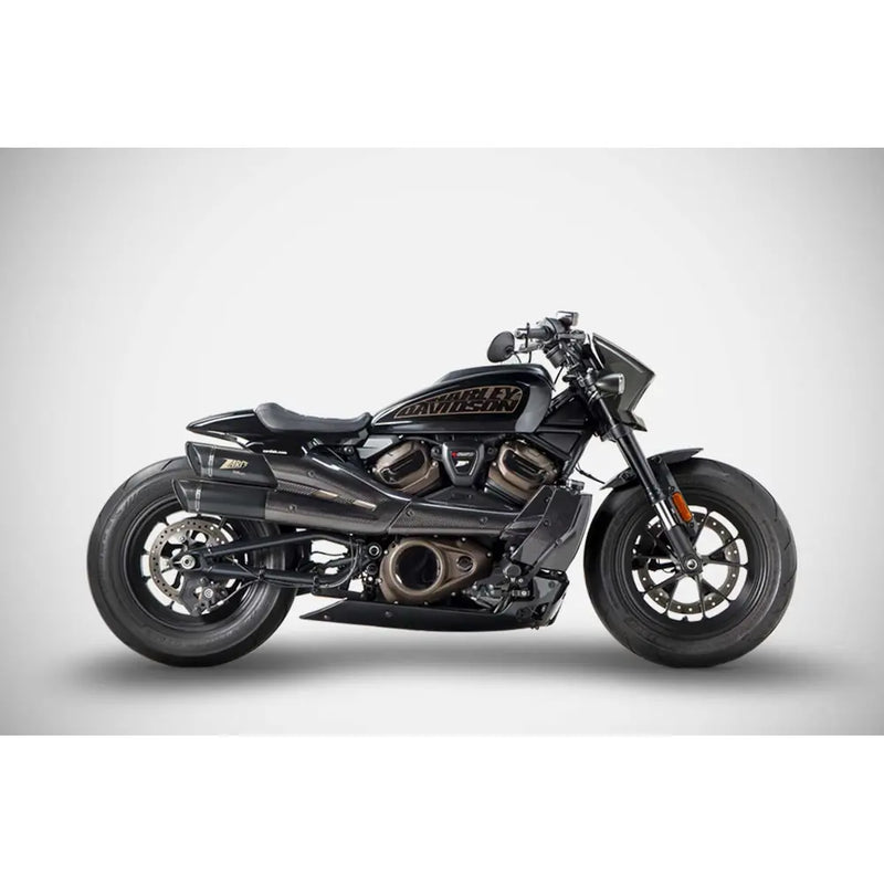 Zard 2-1-2 Euro 5 E5 Slip-On Exhaust System for Harley  - Customhoj