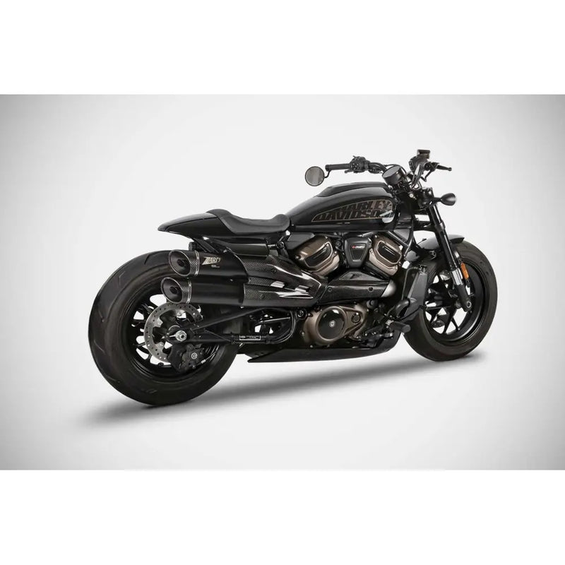 Zard 2-1-2 Euro 5 E5 Slip-On Exhaust System for Harley 21-24 Sportster S RH1250S / GT  - Customhoj