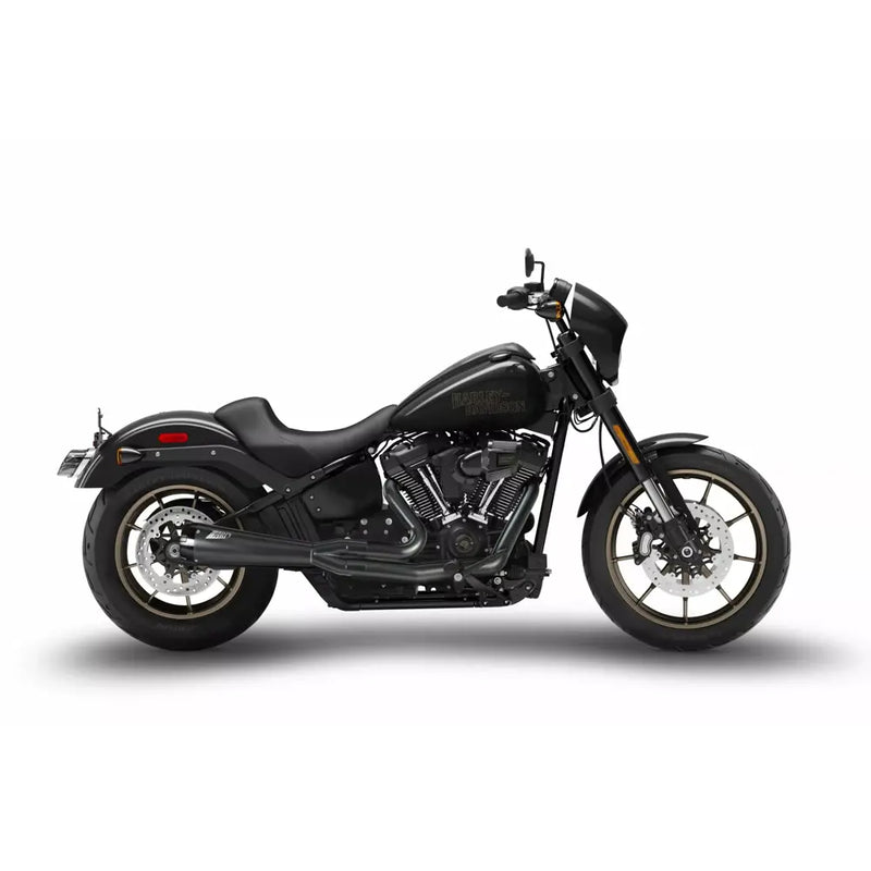 Zard 2-into-1 Euro 4/5 E5 Exhaust System for Harley 18-24 Softail Standard / Fat Bob / Street Bob / Low Rider S & ST / Black  - Customhoj