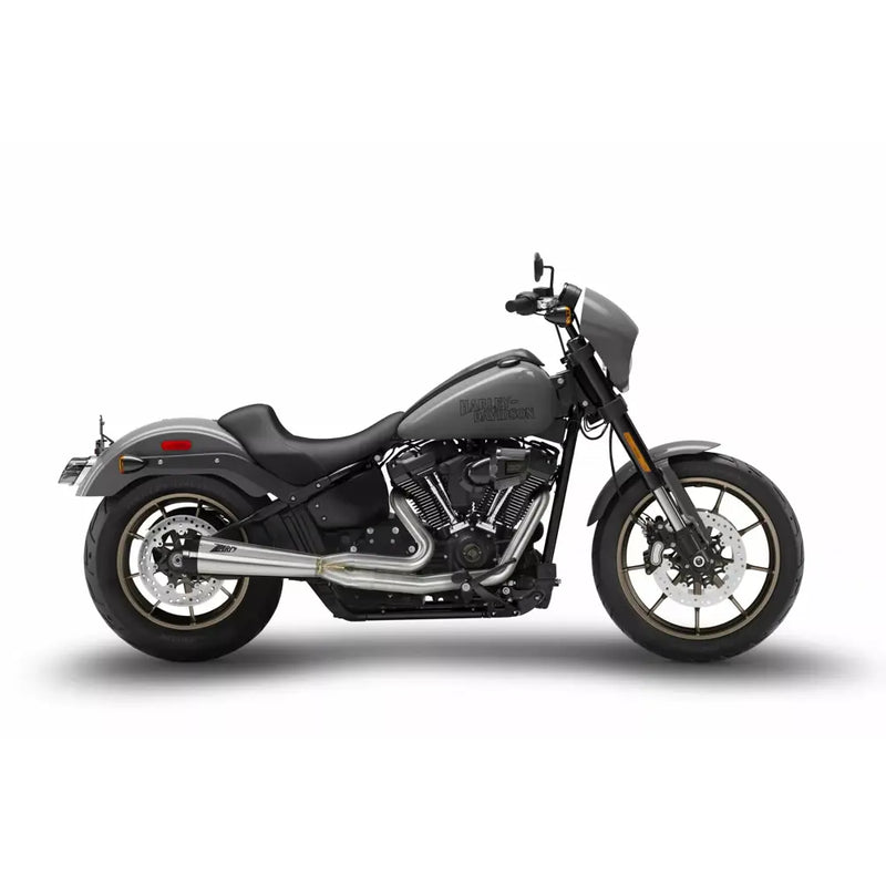Zard 2-into-1 Euro 4/5 E5 Exhaust System for Harley 18-24 Softail Standard / Fat Bob / Street Bob / Low Rider S & ST / Stainless Steel  - Customhoj