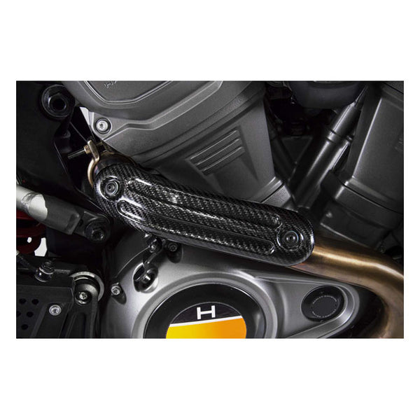 Zard Pan Am Carbon Header Heat Shield for Harley 21-24 Pan America RA1250 / 1250S  - Customhoj