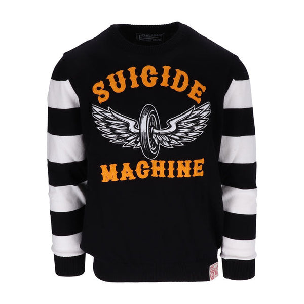 13 And A Half Magazine Sweatshirt S 13 1/2 Outlaw Suicide Machine Sweater Customhoj