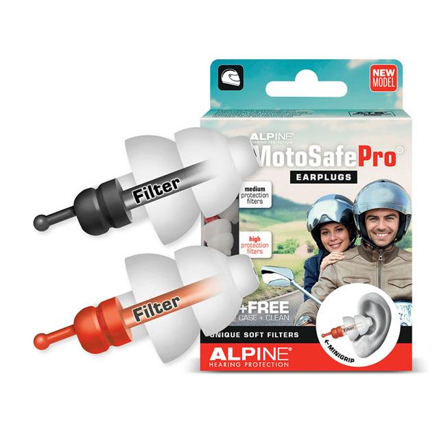 ALPINE Hörselskydd Alpine Motosafe Pro Hörselpropp Med Mini Grip Customhoj